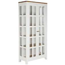 VITRINA MANGO CRISTAL 90X40X190 70,00 BLANCO