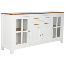 BUFFET MANGO ACACIA 180X45X90 BLANCO