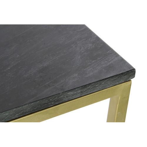 CONSOLA MARMOL HIERRO 100X40X77 NEGRO