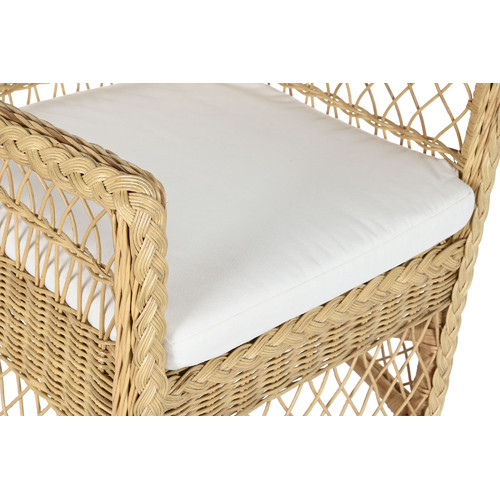 SILLON RATAN 56X63X86 CON COJIN NATURAL