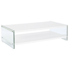 MESA CENTRO CRISTAL MDF 130X65X35,5 TEMPLADO
