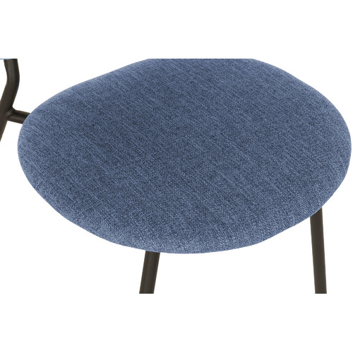 SILLA POLIESTER METAL 52X47X77 47 AZUL