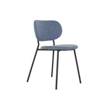 SILLA POLIESTER METAL 52X47X77 47 AZUL
