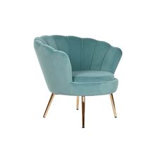 BUTACA POLIESTER METAL 85X85X81 VELVET VERDE MENTA