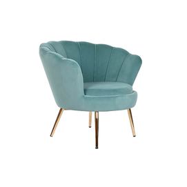 BUTACA POLIESTER METAL 85X85X81 VELVET VERDE MENTA