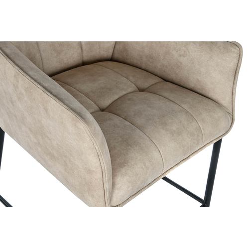 TABURETE MICROFIBRA METAL 59X60X107 SIMIL PIEL