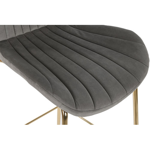 TABURETE POLIESTER METAL 55X53X102 GRIS CLARO