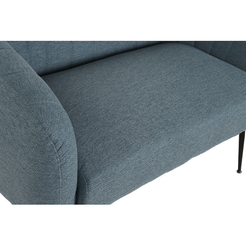 SOFA POLIESTER METAL 129X75X73 AZUL