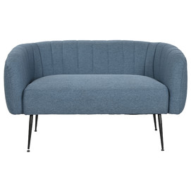 SOFA POLIESTER METAL 129X75X73 AZUL