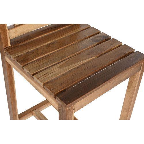 TABURETE TECA 40X47X100 NATURAL