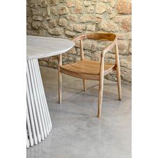 SILLA TECA 56X51X78 MARRON CLARO