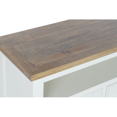 MUEBLE TV PAULOWNIA 134,5X35X53,5 2CAJ, BEIGE