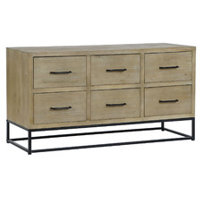BUFFET MDF METAL 120X40X64 NATURAL