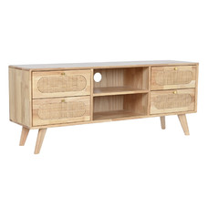 MUEBLE TV RUBBERWOOD RATAN 120X30X48 19,70 NATURAL