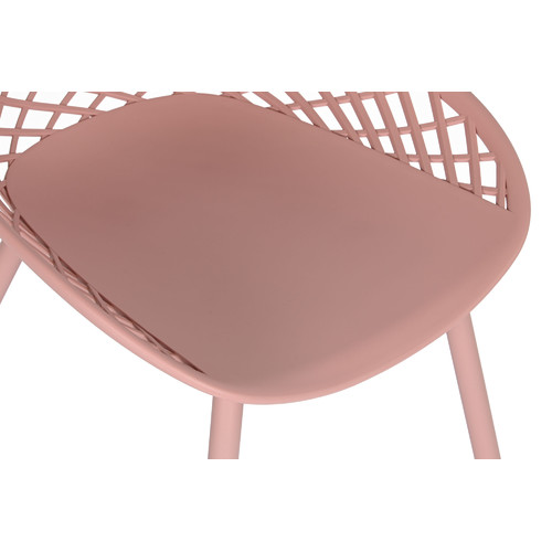 SILLA PP METAL 48,5X55X83,5 CORAL