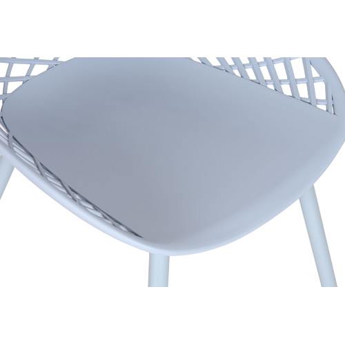 SILLA PP METAL 48,5X55X83,5 AZUL CELESTE