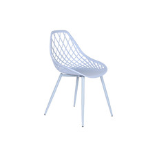 SILLA PP METAL 48,5X55X83,5 AZUL CELESTE