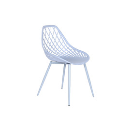 SILLA PP METAL 48,5X55X83,5 AZUL CELESTE
