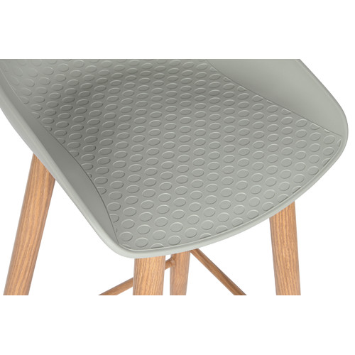 TABURETE PP METAL 42X43X84 VERDE