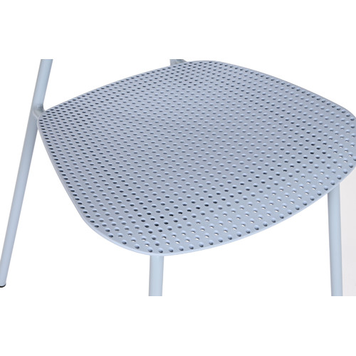 SILLA PP METAL 51,5X46X79 AZUL CELESTE