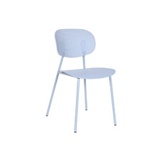 SILLA PP METAL 51,5X46X79 AZUL CELESTE