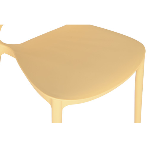 SILLA PP 44,5X55,5X81 TRATAMIENTO UV AMARILLO