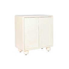 COMODA MDF 80X37X86 2 PUERTA 3D BLANCO
