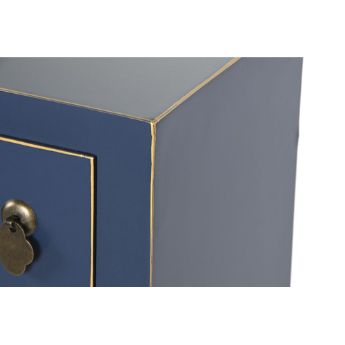 CONSOLA ABETO MDF 95X24X79 20,00 ORIENTAL AZUL