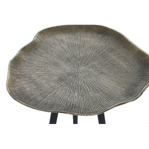 MESITA AUXILIAR SET 3 ALUMINIO 52X39X45 PATINADO