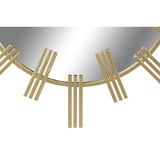 ESPEJO METAL CRISTAL 85X2X85 DORADO ESPEJO METAL CRISTAL 85X2X85 DORADO