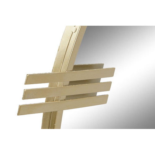 ESPEJO METAL CRISTAL 85X2X85 DORADO