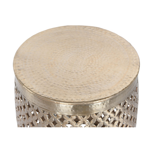 MESITA AUXILIAR ALUMINIO 40X40X48 DORADO