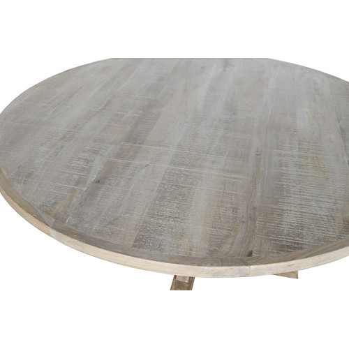 MESA REDONDA COMEDOR MADERA MACIZA 150X150X76