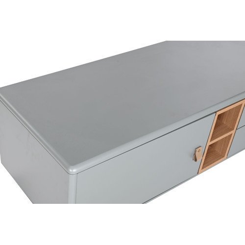 MUEBLE TV MDF PU 140X40X55 GRIS