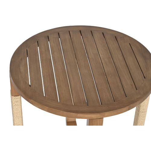 MESITA AUXILIAR ABETO MDF 48X48X50,5 NATURAL