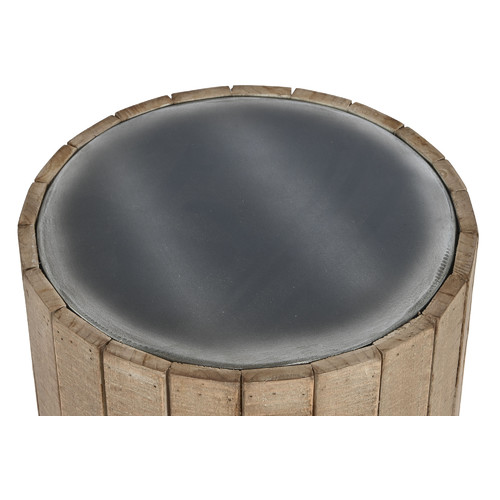 MESITA AUXILIAR ABETO MDF 36X36X45 NATURAL