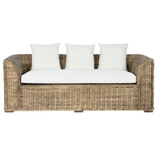 SOFA RATAN 174X88X69 CON COJINES ALGOD N NATURAL