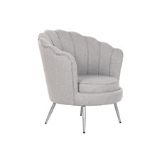 SILLON POLIESTER METAL 80X75X86 GRIS