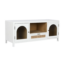 MUEBLE TV PAULOWNIA CRISTAL 120X40X50 BLANCO