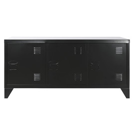 MUEBLE TV METAL 120X40X58 TAQUILLA NEGRO