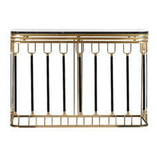 CONSOLA METAL MARMOL 120X40X84 20,00 NEGRO CONSOLA METAL MARMOL 120X40X84 20,00 NEGRO