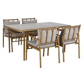 MESA COMEDOR SET 5 ALUMINIO 160X90X75 42,00
