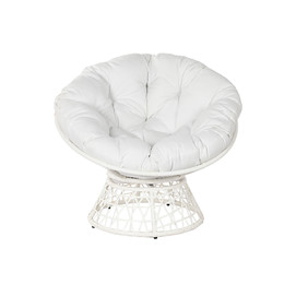 SILLON RATAN SINTETICO METAL 95X86,5X90 GIRATORIO