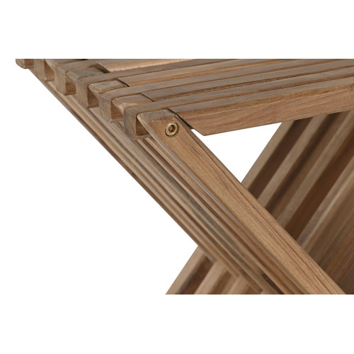 MESITA AUXILIAR TECA 40X35X45 PLEGABLE NATURAL