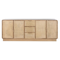 BUFFET ROBLE RATAN 182X45X71 77,20 VENEER NATURAL