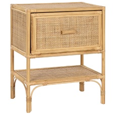 MESITA DE NOCHE RATAN 47X30X55 5,20 NATURAL MARRON MESITA DE NOCHE RATAN 47X30X55 5,20 NATURAL MARRON