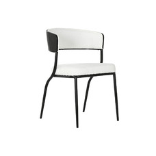 SILLA METAL POLIESTER 51,5X52,5X73 BLANCO