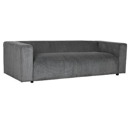 SOFA POLIESTER 224X95,5X66,5 PANA GRIS CLARO