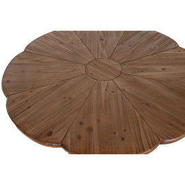 MESA REDONDA COMEDOR MADERA 100X100X77 NATURAL