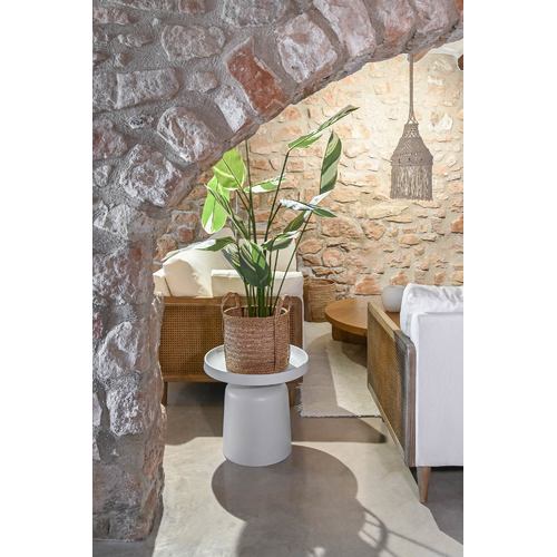 MESITA AUXILIAR METAL 50X50X47 4,00 BLANCO